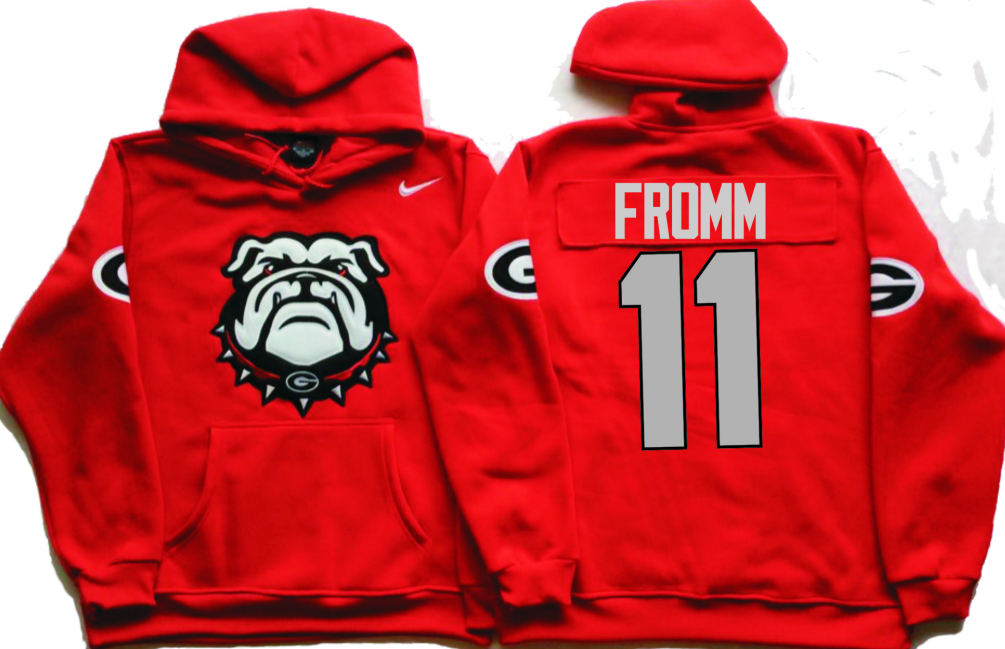 NCAA Men Georgia Bulldogs Red 11 FROMM